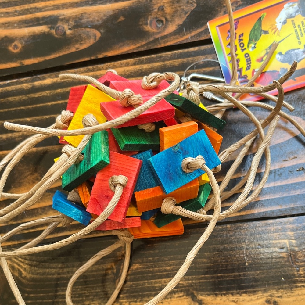Colorful Wooden Bird Toy Set in box 7 - Picture 5 of 6